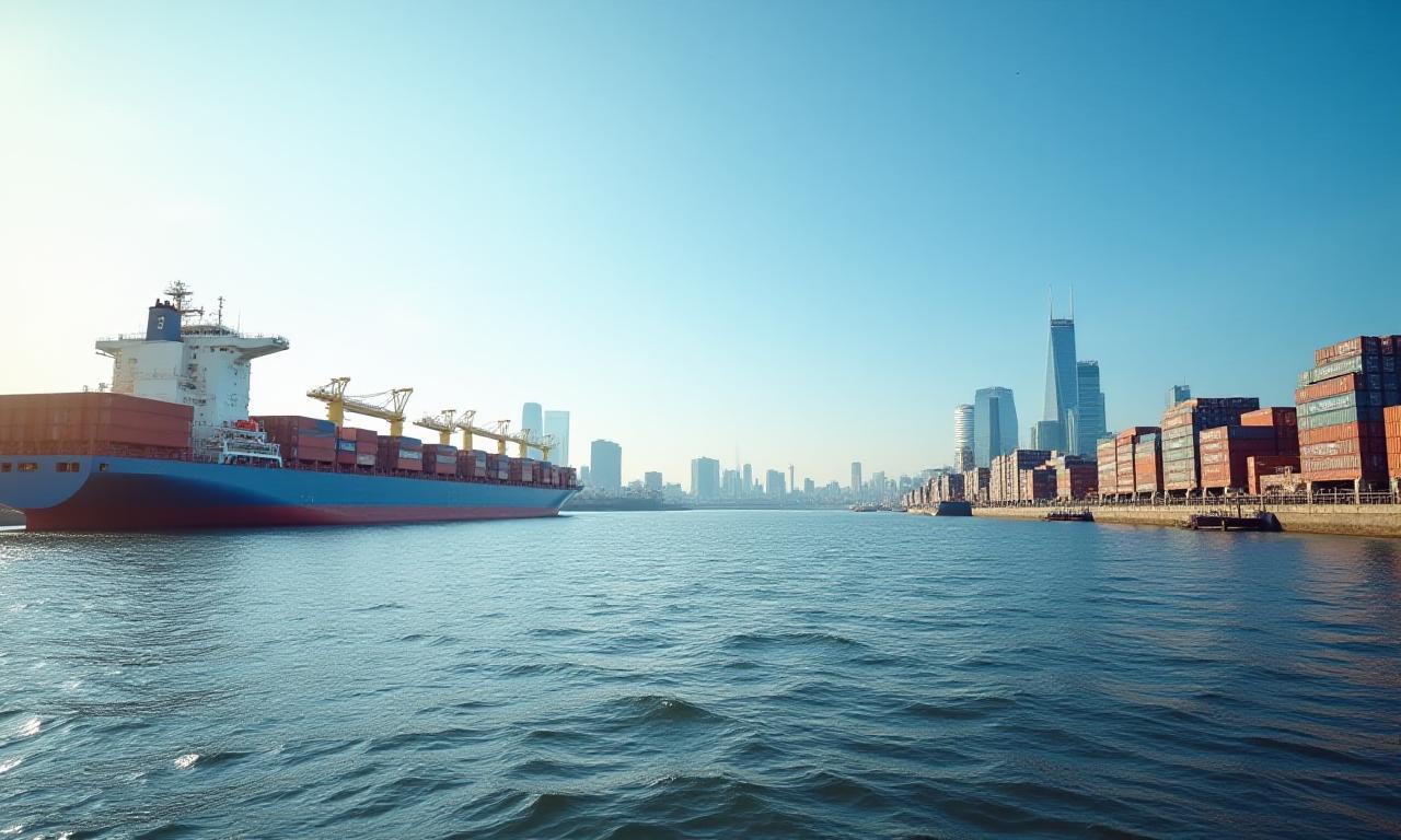 Logistics and Trade at a London Port